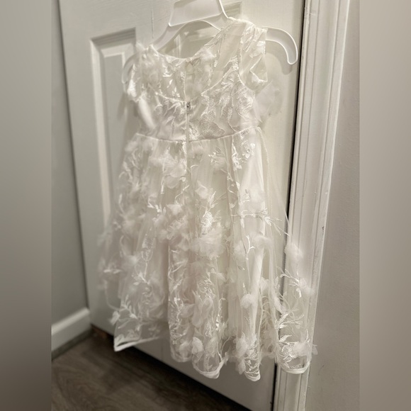 MARCHESA NOTTE KIDS' LITTLE GIRL'S & GIRL'S POSEY DRESS IN IVORY - Picture 5 of 8